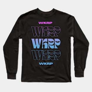 WKRP // Typography Fan Art Design Long Sleeve T-Shirt